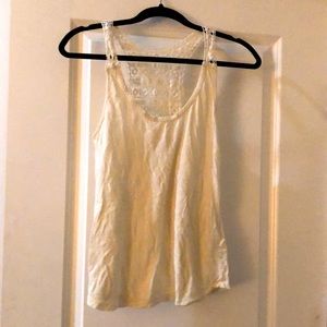 ❤️3/$25 Lucky brand xsmall lace tank